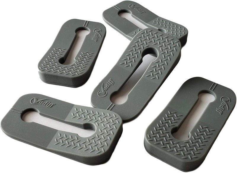 Vadiff 2025-26 Mom's Choice Winner- Gas Stove Knob Locks - Gray Silicone Stove Knob Safety Covers for Toddlers, Pets - Child Proof Universal Size Knobs - Baby Proofing Protectors for Electric Stoves- 5Pcs - Image 1